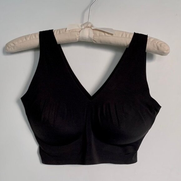 True Body V-Neck Bra Large Black - Picture 6 of 8